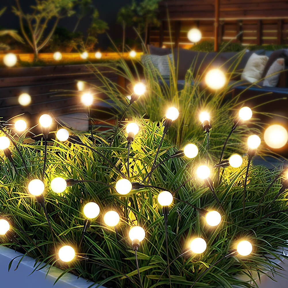 Solar Firefly Swaying Garden Lights, 2 Pack