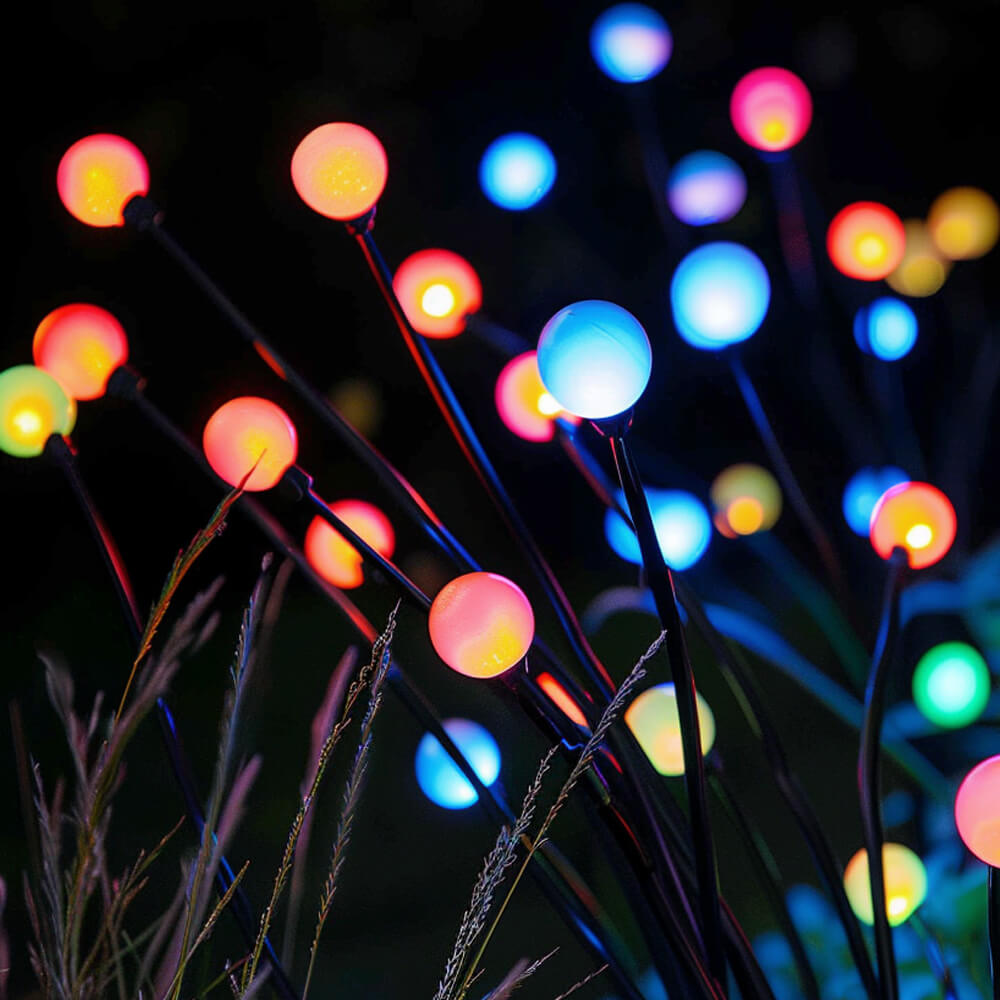 Solar Firefly Swaying Garden Lights, 2 Pack
